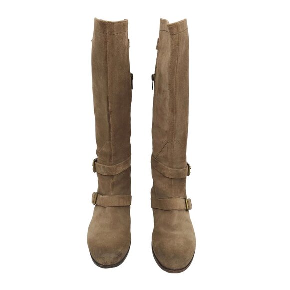 UGG Australia Cydnee Tall Riding Boots Womens 8 UK 6.5 EU 39 Brown Suede Leather - Picture 7 of 14